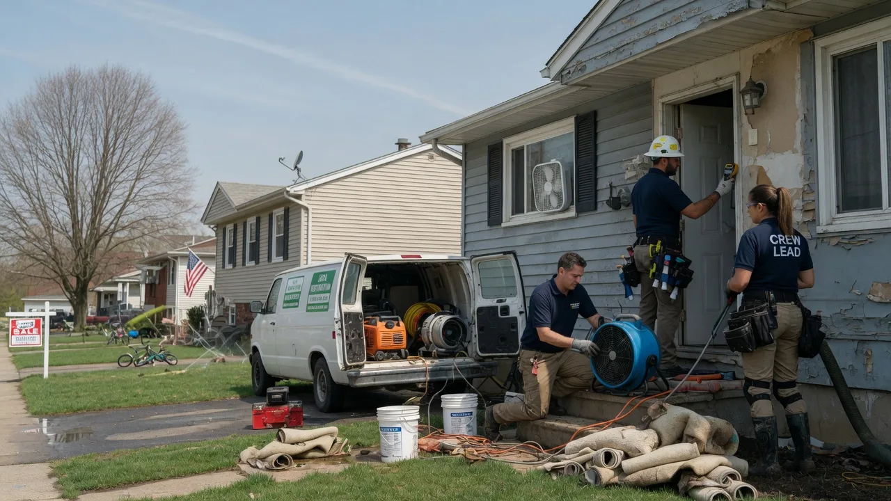 Flood Cleanup in Coralville, IA near me