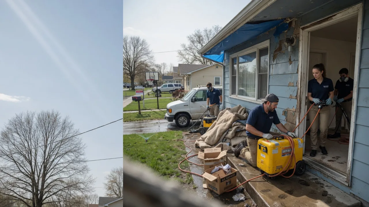 Basement Flood Cleanup in Coralville, IA near me